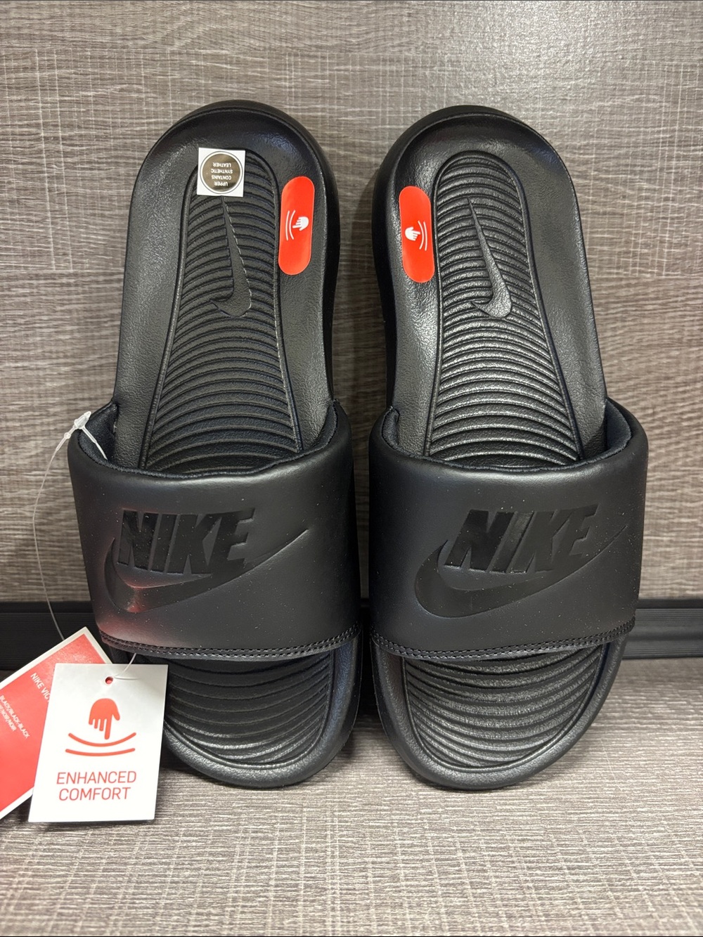 Men's Nike Victori One Slides/Sandals (Black) - Size 6